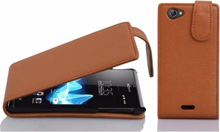 Produktbild Cadorabo Flip mit Struktur Cover (Sony Xperia J)
