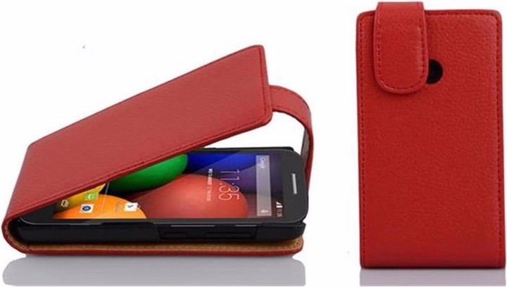 Produktbild Cadorabo Flip mit Struktur Cover (Motorola Moto E)
