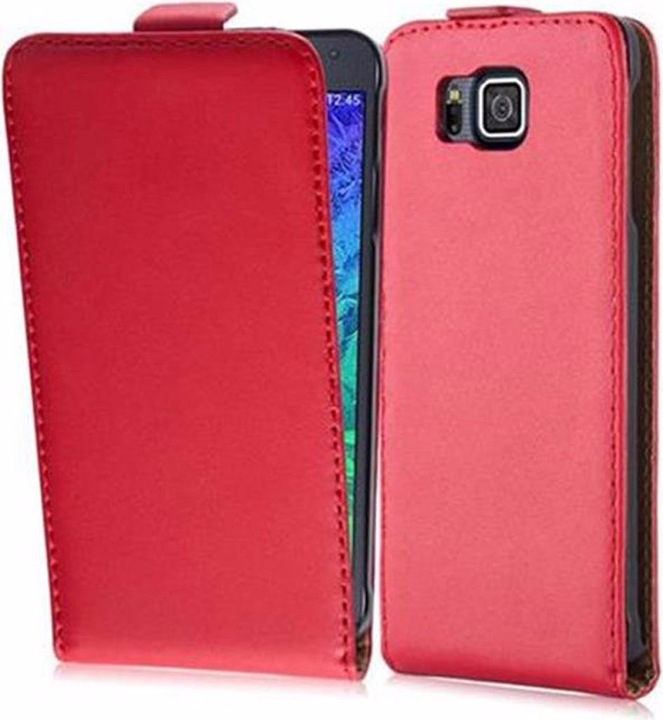 Actual product image Cadorabo Flip Smooth Cover (Samsung Galaxy Alpha)