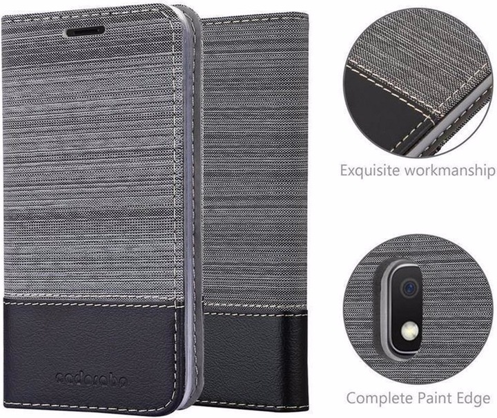 Produktbild Cadorabo Book Jeans Optik Cover (Samsung Galaxy A10)