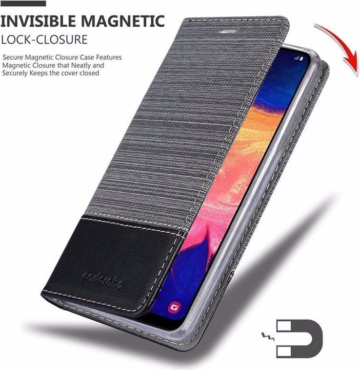 Produktbild Cadorabo Book Jeans Optik Cover (Samsung Galaxy A10)