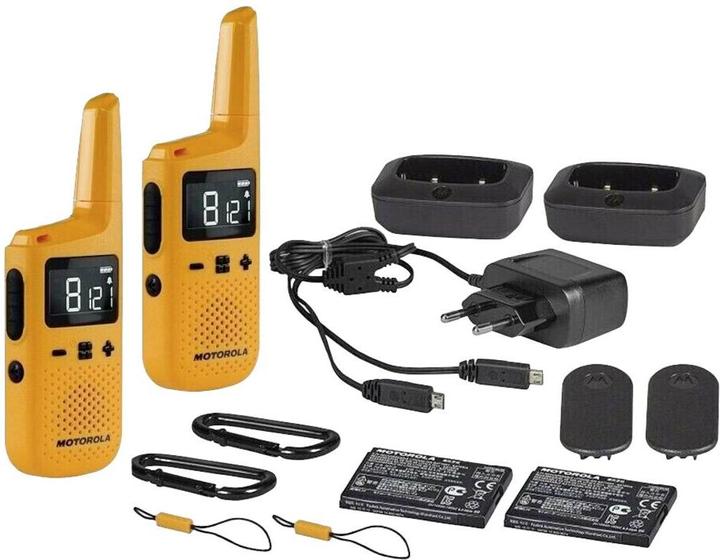 Produktbild Motorola T72 walkie talkie, 16 channels, yellow (8 km)