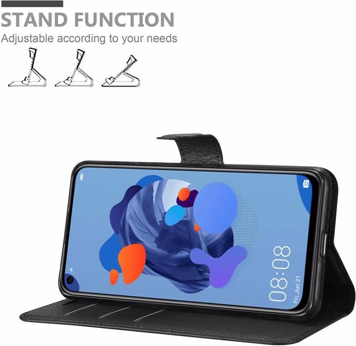 Immagine prodotto Cadorabo Libro con copertina con funzione di stand (Huawei Nova 5i, Huawei P20 Lite (2019))