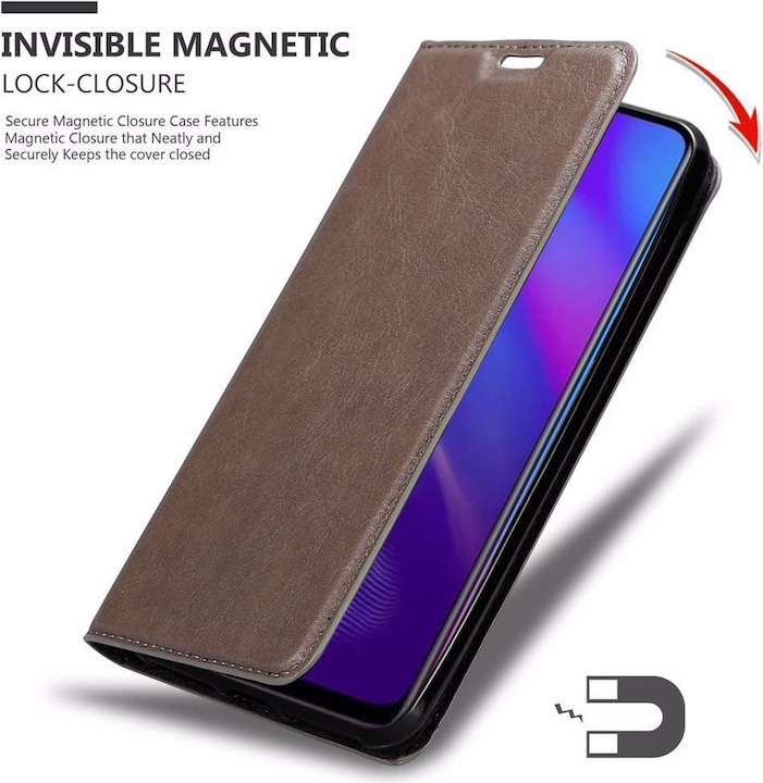 Actual product image Cadorabo Book Invisible Magnet Cover (Oppo R17 Neo)