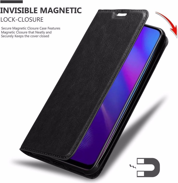 Actual product image Cadorabo Book Invisible Magnet Cover (Oppo R17 Neo)