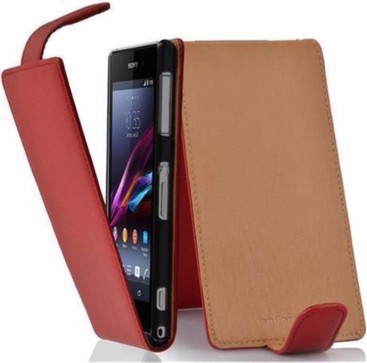 Produktbild Cadorabo Flip mit Struktur Cover (Sony Xperia Z1)