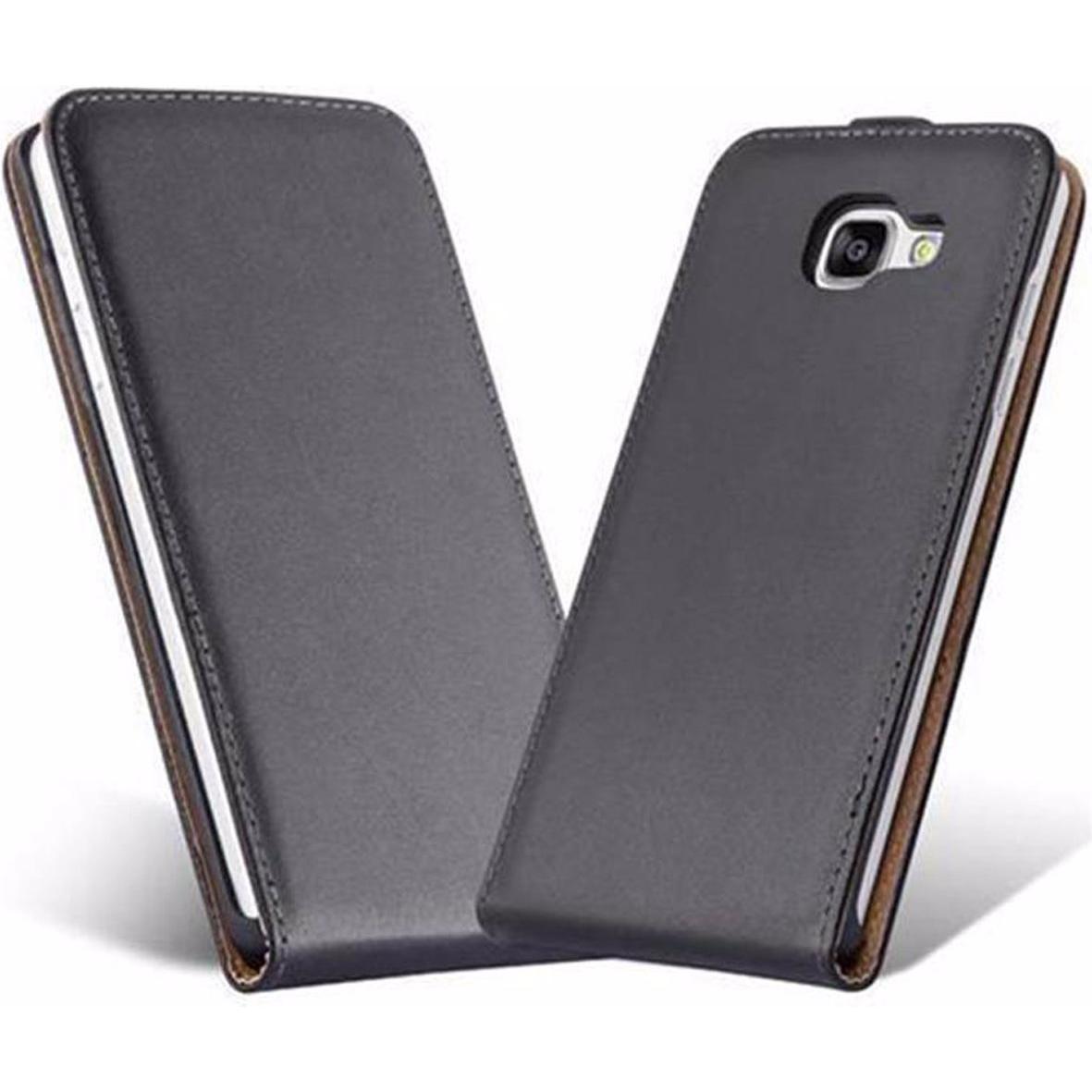 Thumbnail - Cadorabo Flip Glatt Cover (Samsung Galaxy A5 (2016)), Smartphone Hülle, Schwarz