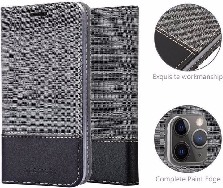 Produktbild Cadorabo Book Jeans Optik Cover (Apple iPhone 11 Pro)