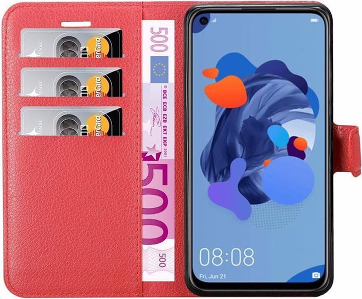 Actual product image Cadorabo Book with stand function cover (Huawei Nova 5i, Huawei P20 Lite (2019))