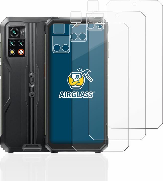 Actual product image BROTECT AirGlass Glass (3 pcs., Blackview BV9200)