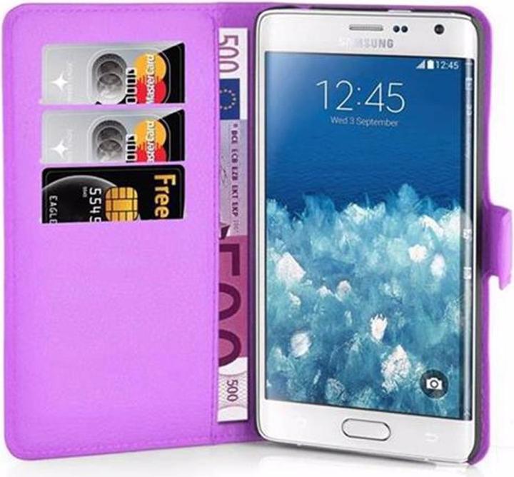 Actual product image Cadorabo Book with stand function cover (Samsung Galaxy Note Edge)
