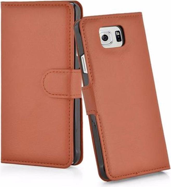 Actual product image Cadorabo Book with stand function cover (Samsung Galaxy S6)