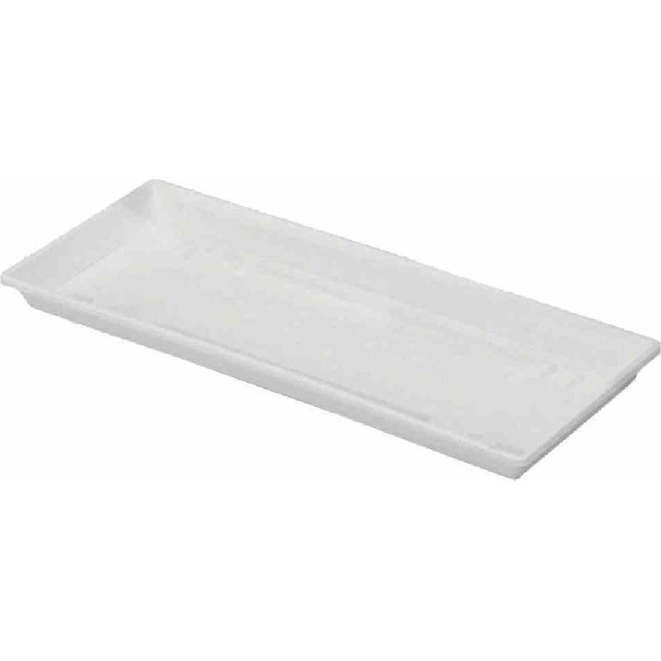 Geli, Blumentopf Zubehör, Blumenkastenuntersetzer Kunststoff fr 60x17 cm Kasten wei