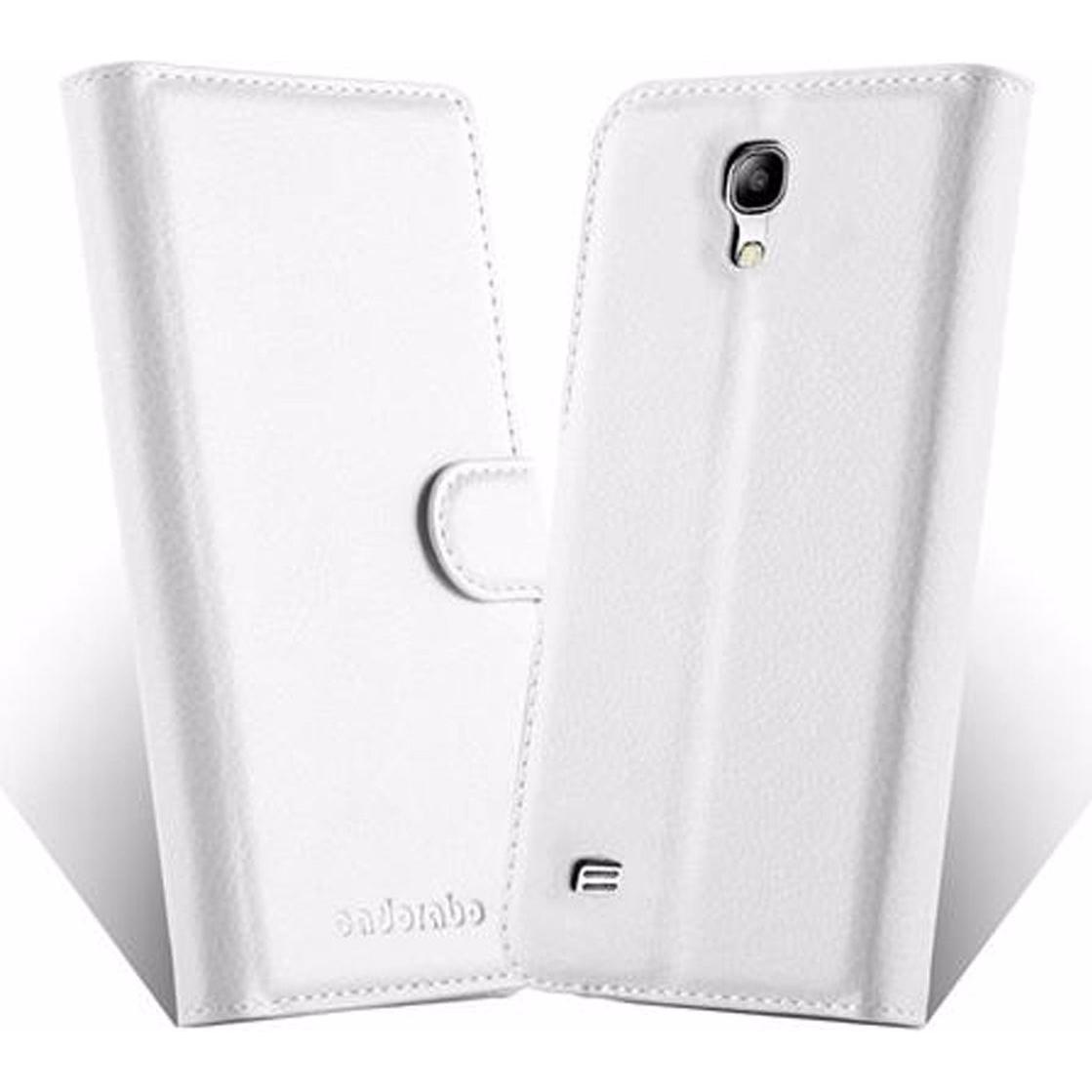 Thumbnail - Cadorabo Book mit Standfunktion Cover (Samsung Galaxy S4 mini), Smartphone Hülle, Weiss
