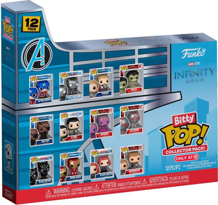 Immagine prodotto Funko Marvel Bitty POP! figure in vinile 12-pack Infinity Saga 2,5 cm