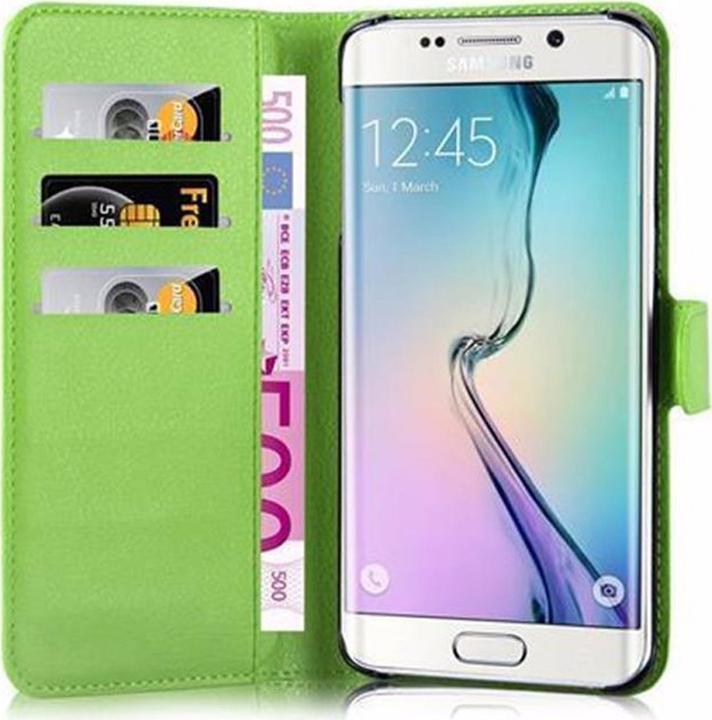 Actual product image Cadorabo Book with stand function cover (Samsung Galaxy S6 Edge)