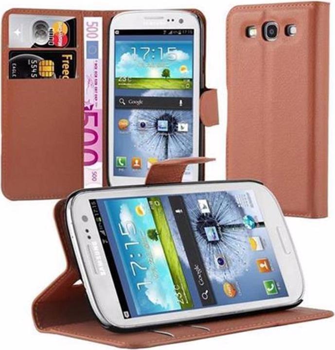 Produktbild Cadorabo Book mit Standfunktion Cover (Samsung Galaxy S3, Samsung Galaxy S3 Neo)