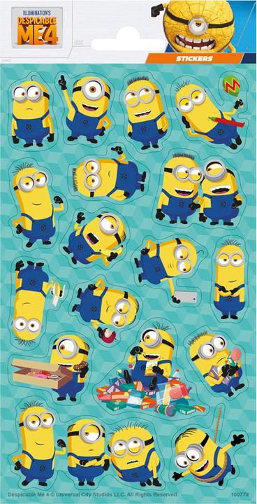 Totum Aufkleber Minions 4