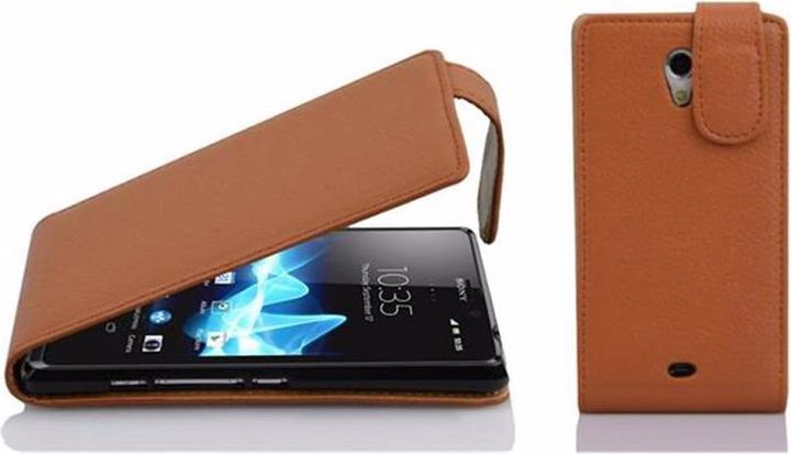 Actual product image Cadorabo Flip with structure cover (Sony Xperia T)