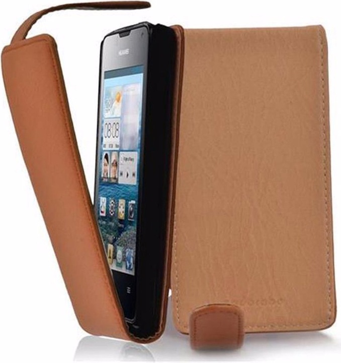 Produktbild Cadorabo Flip mit Struktur Cover (Huawei Ascend Y330, Huawei Ascend Y360, Huawei Ascend Y300)