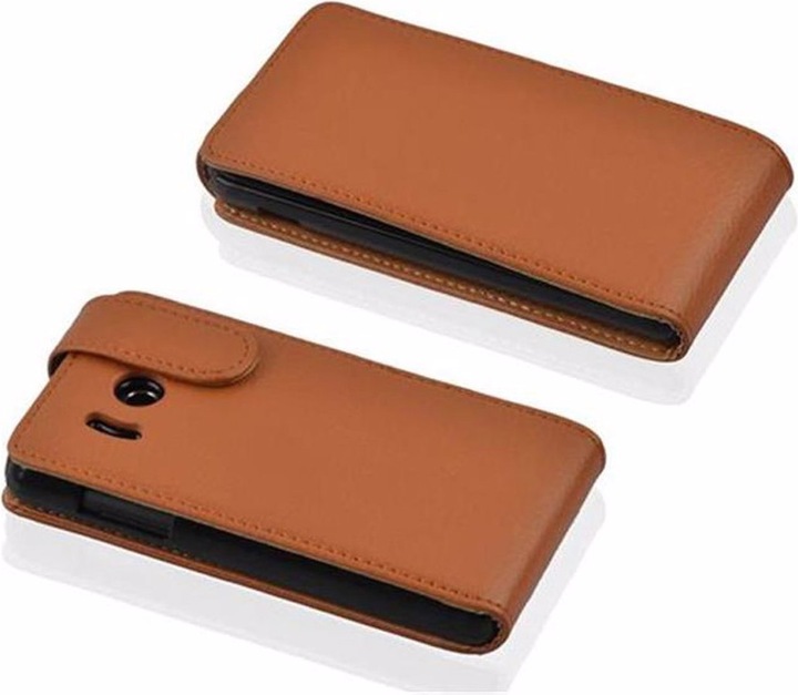 Produktbild Cadorabo Flip mit Struktur Cover (Huawei Ascend Y330, Huawei Ascend Y360, Huawei Ascend Y300)