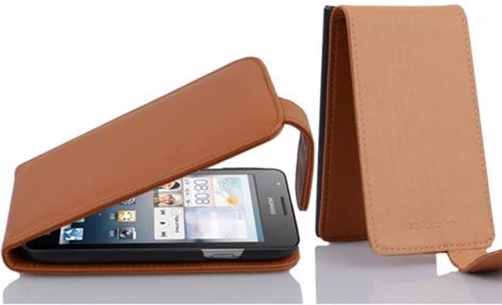 Produktbild Cadorabo Flip mit Struktur Cover (Huawei Ascend G510, Huawei Ascend G520, Huawei Ascend G525)