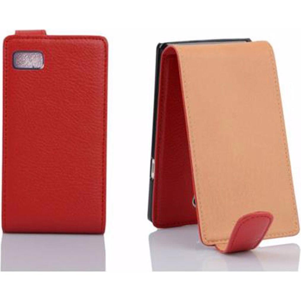 Thumbnail - Cadorabo Flip mit Struktur Cover (HTC Desire 600), Smartphone Hülle, Rot