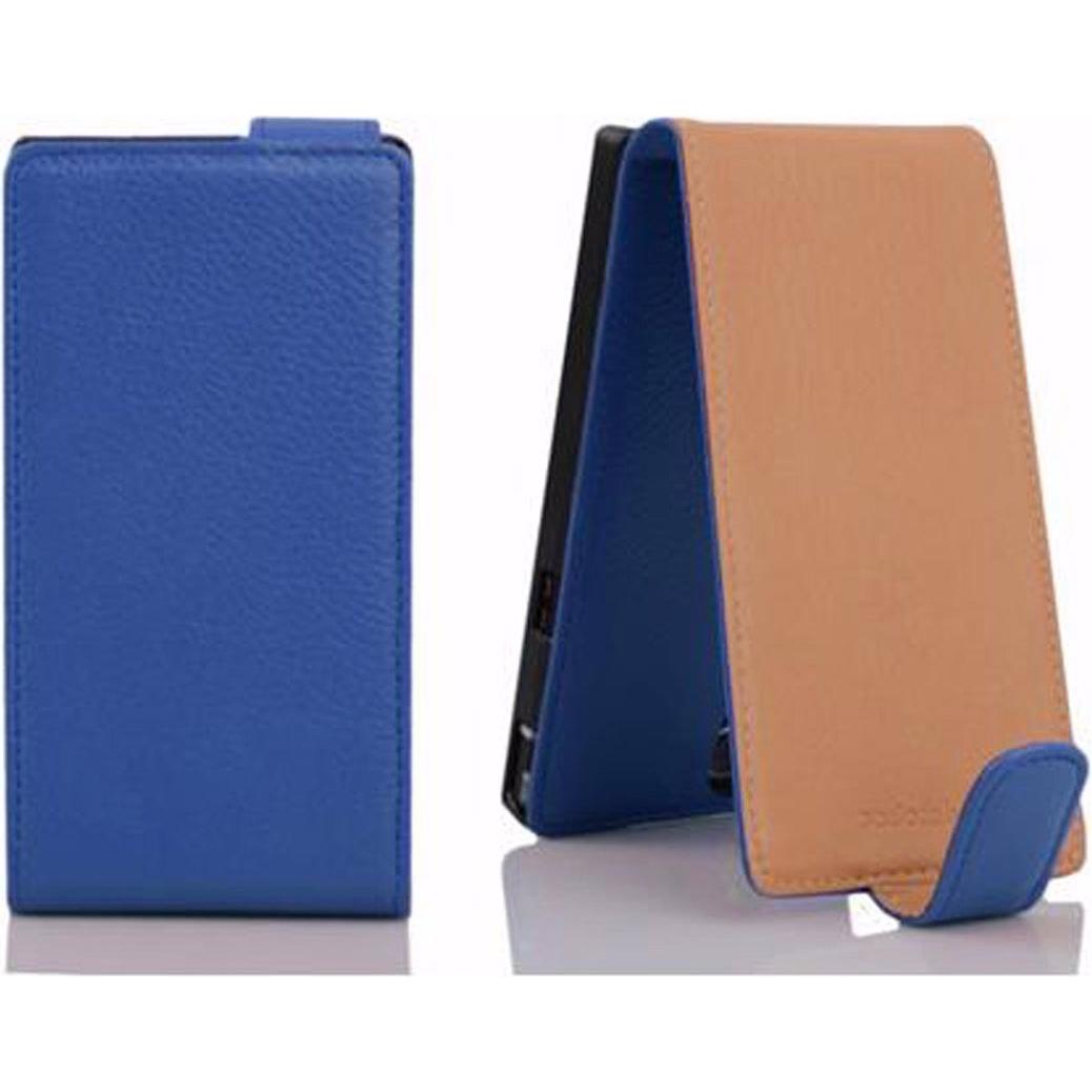 Thumbnail - Cadorabo Flip mit Struktur Cover (Huawei Ascend G610), Smartphone Hülle, Blau