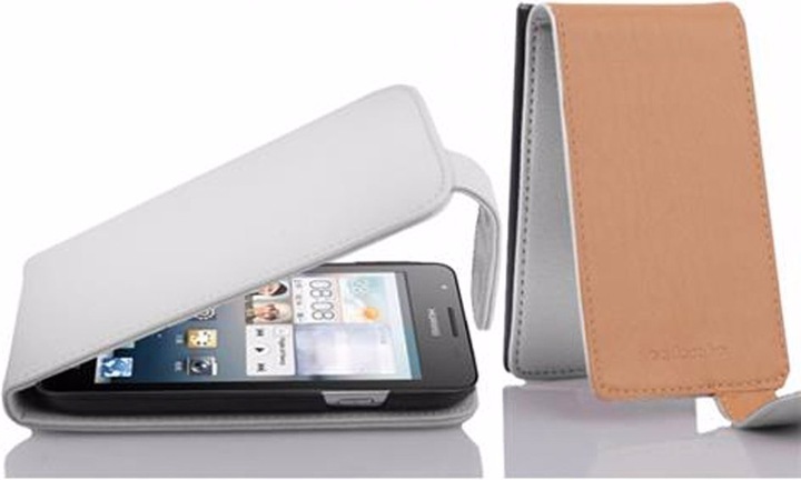 Produktbild Cadorabo Flip mit Struktur Cover (Huawei Ascend G510, Huawei Ascend G520, Huawei Ascend G525)