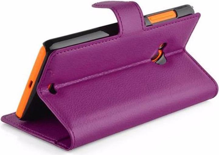 Actual product image Cadorabo Book with stand function cover (Microsoft Lumia 535)