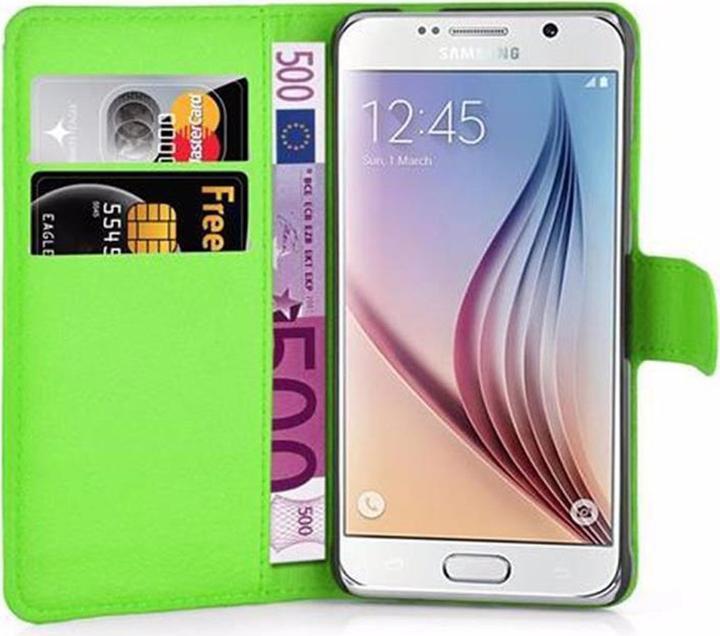 Actual product image Cadorabo Book with stand function cover (Samsung Galaxy S6)