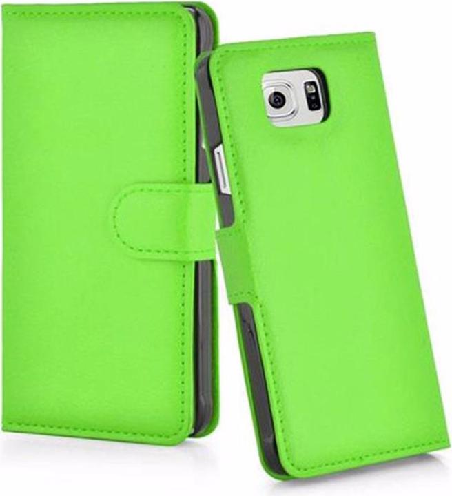 Actual product image Cadorabo Book with stand function cover (Samsung Galaxy S6)
