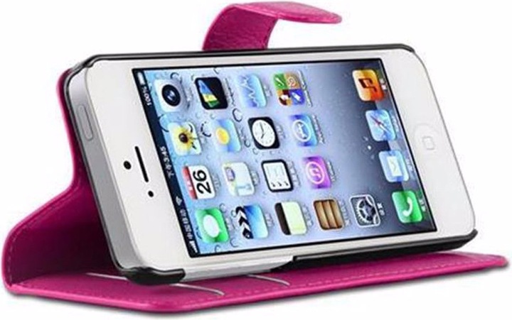 Produktbild Cadorabo Book mit Standfunktion Cover (Apple iPhone 5)
