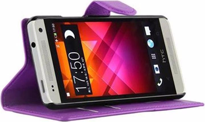 Produktbild Cadorabo Book mit Standfunktion Cover (HTC One Mini)