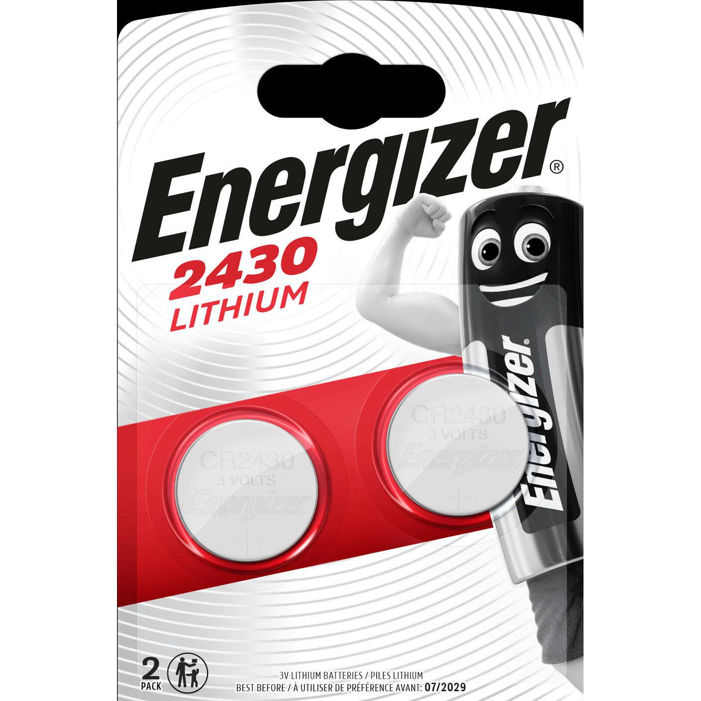 Energizer CR2430 Lithium (2 Stk., CR2430, 320 mAh), Batterien + Akkus