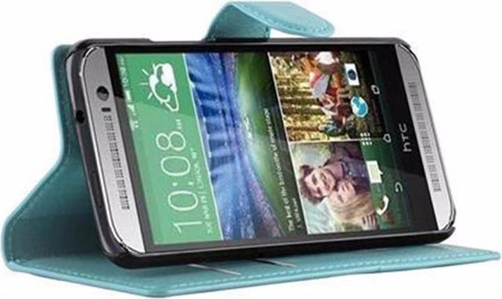 Actual product image Cadorabo Book with stand function cover (HTC One Mini 2)