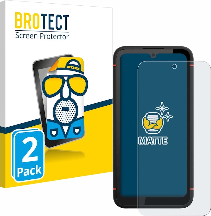 Actual product image BROTECT Anti-glare screen protector matt (2 Piece, Gigaset GX4)