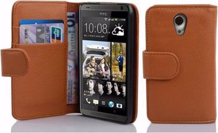 Produktbild Cadorabo Book mit Struktur Cover (HTC Desire 700)