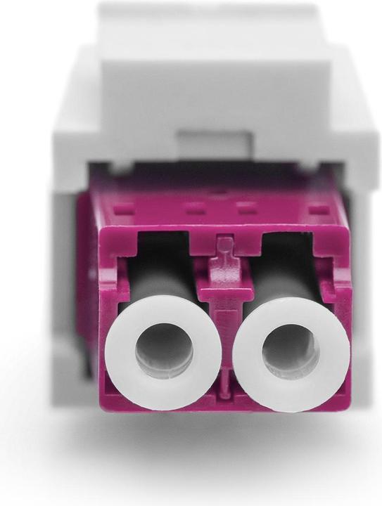 Image du produit Digitus Fiber optic LC/LC duplex coupler, Multimode-OM4, Keystone module (Module Keystone)