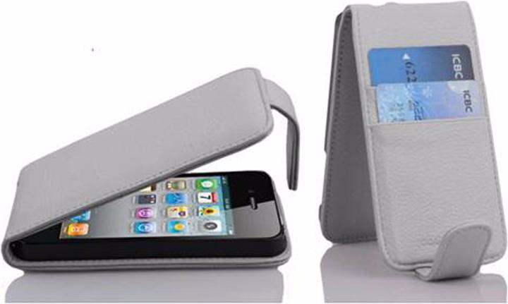 Immagine prodotto Cadorabo Flip con tasca per carte Copertina (Apple iPhone 4s, Apple iPhone 4)
