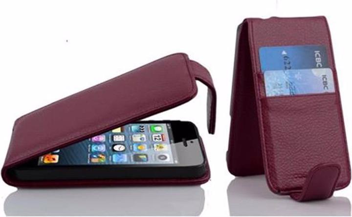 Image du produit Cadorabo Flip avec pochette pour carte Couverture (Apple iPhone 5s, Apple iPhone SE, Apple iPhone 5)