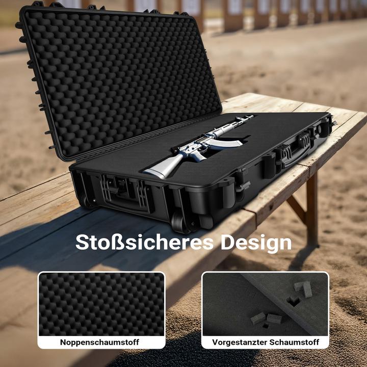 Produktbild Wiltec Waffenkoffer 101,8x50,3x19cm Langwaffenkoffer Gewehrkoffer Koffer Gewehr