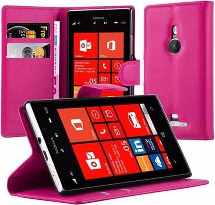 Actual product image Cadorabo Book with stand function cover (Nokia Lumia 925)