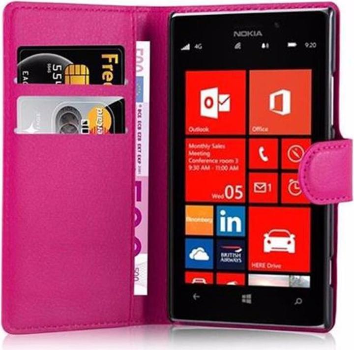 Actual product image Cadorabo Book with stand function cover (Nokia Lumia 925)