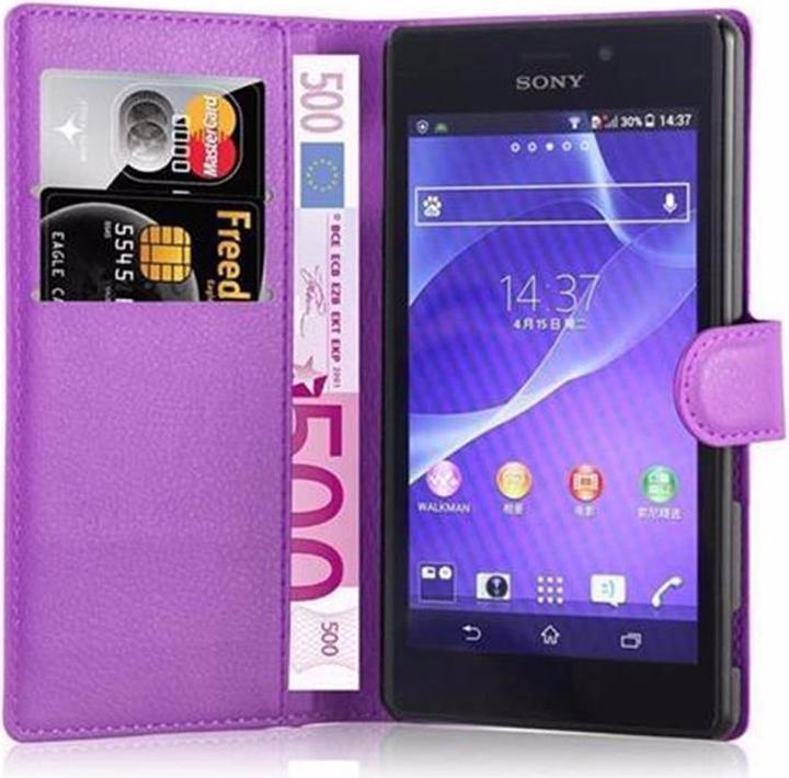 Produktbild Cadorabo Book mit Standfunktion Cover (Sony Xperia M2 Aqua)