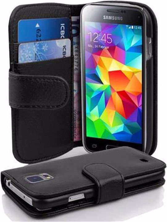 Actual product image Cadorabo Book with structure cover (Samsung Galaxy S4 mini)