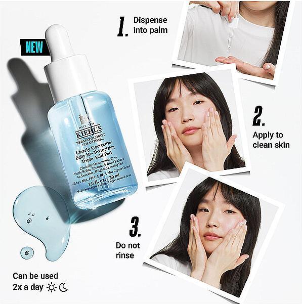 Actual product image Kiehl's Clear Corrective Re-Texturising Peeling (Cleansing scrub, 30 ml)