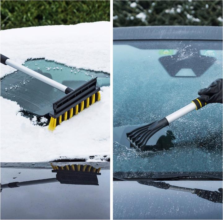 Produktbild Walser Schneebürste 3in1 Eiskratzer und Gummilippe robuster Eisschaber Schneebesen