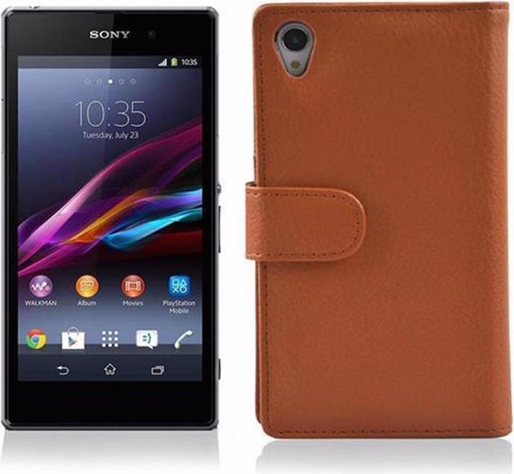 Produktbild Cadorabo Book mit Struktur Cover (Sony Xperia Z1)