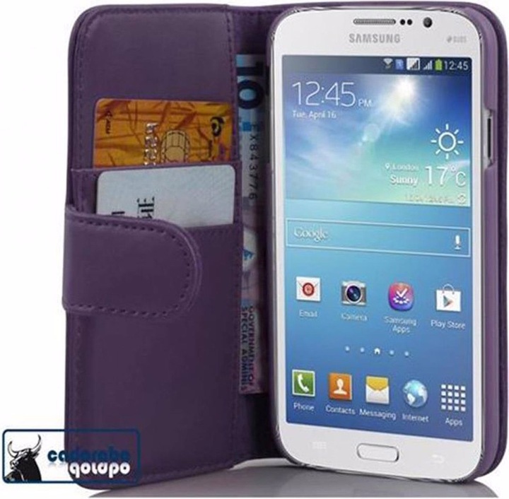 Actual product image Cadorabo Book Smooth Cover (Samsung Galaxy Mega 5.8)